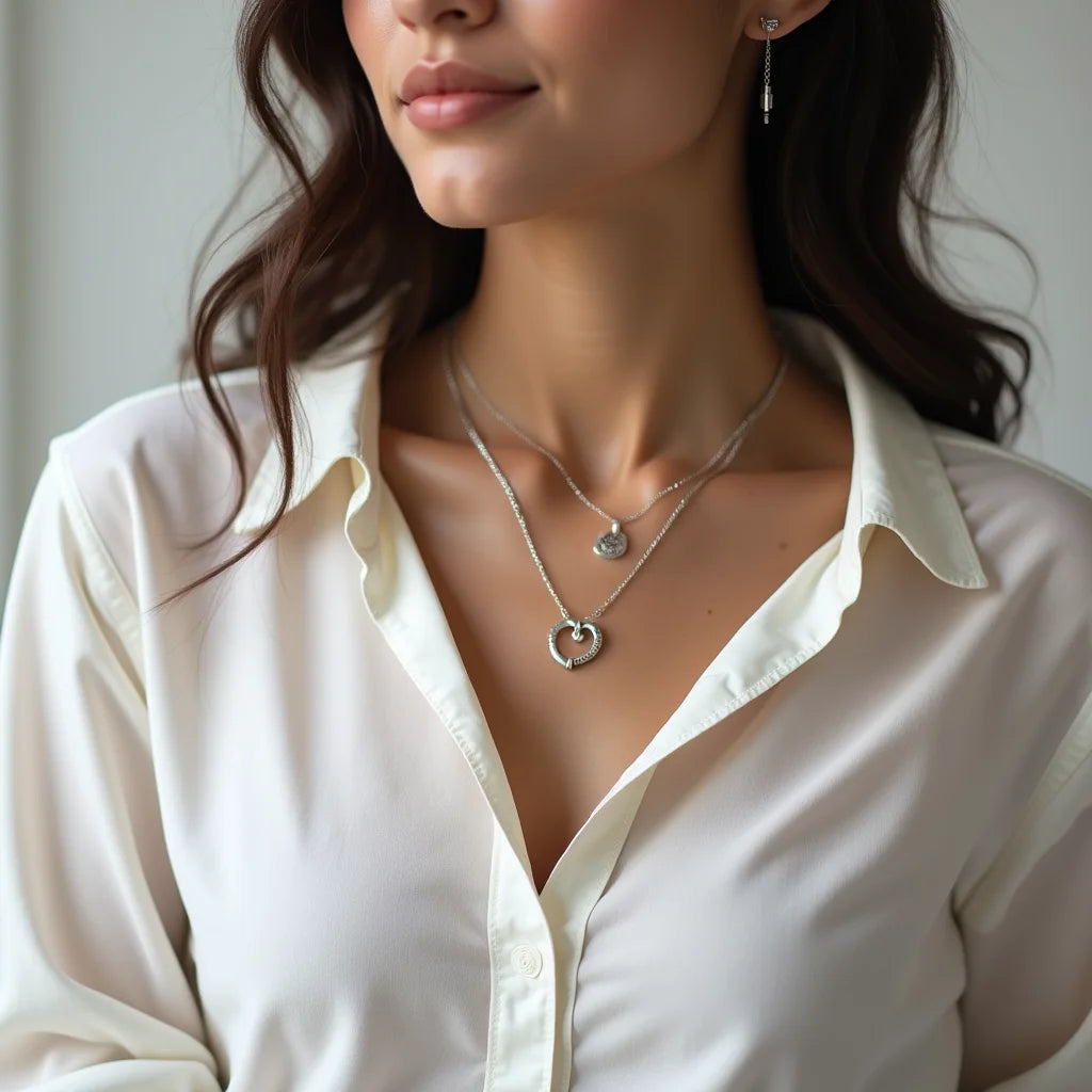 Classic Silver Necklace - Shine with a Classic Silver Necklace for Everyday Style