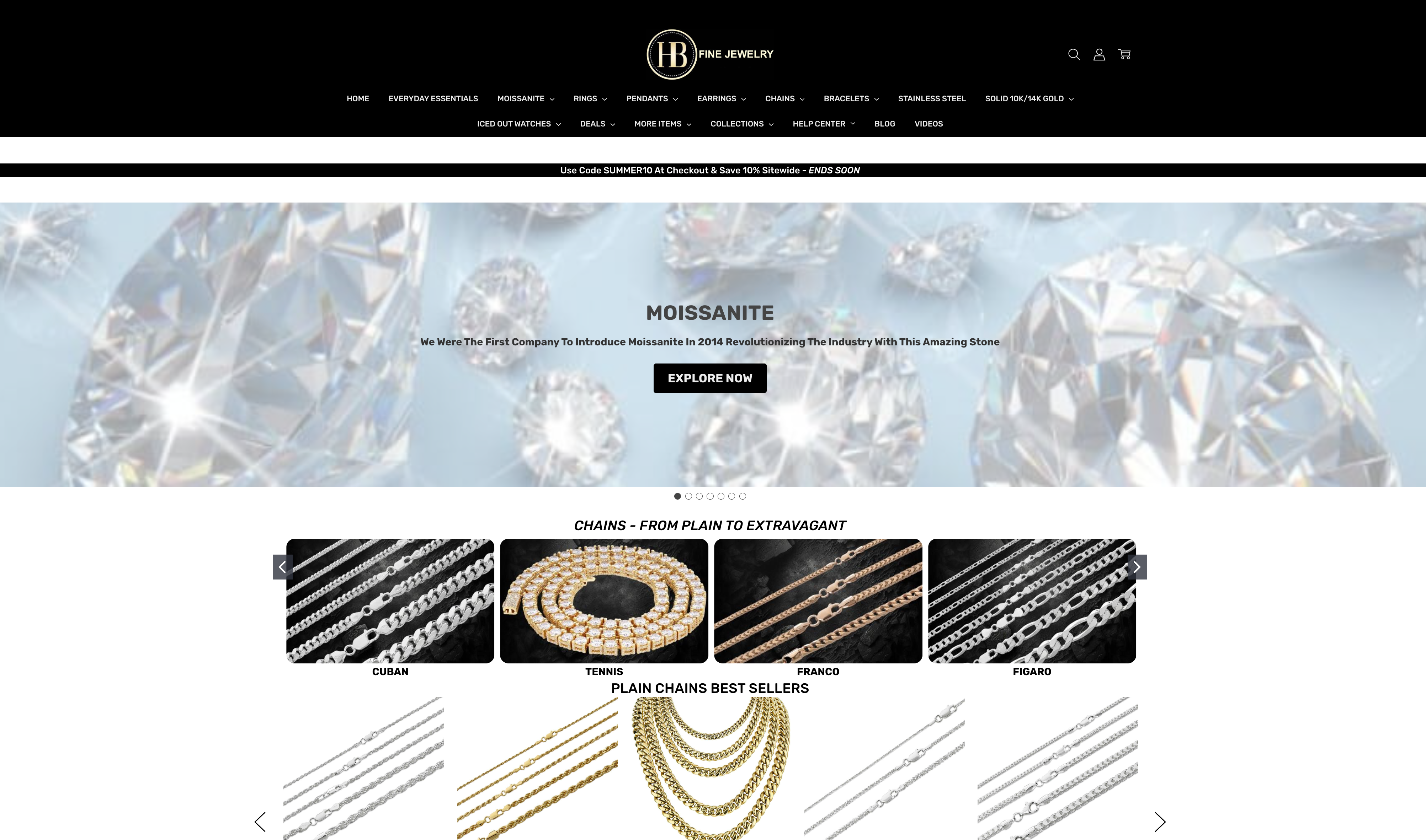 Harlembling website and reviews of their jewelry