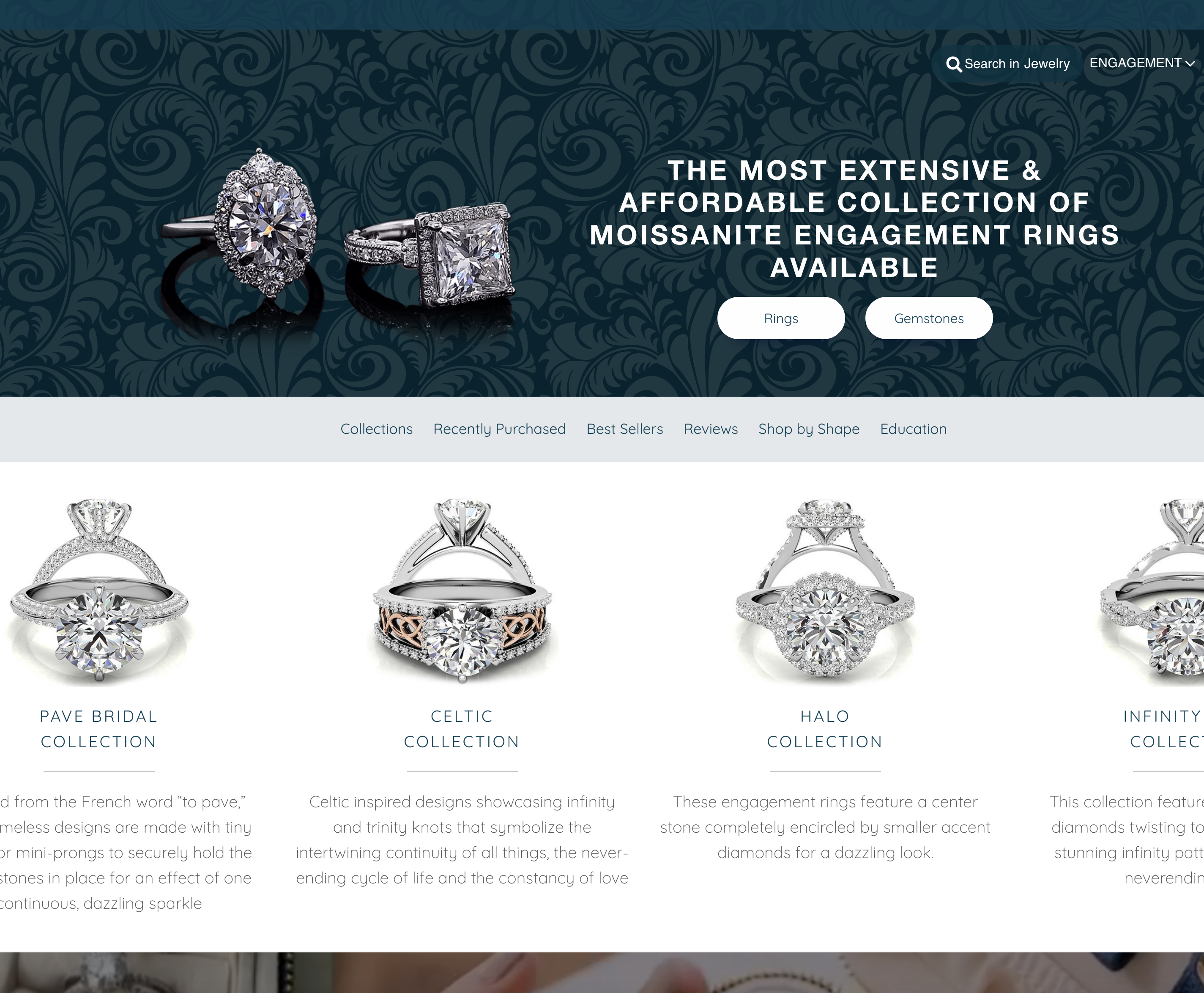 Moissanite Co Best Sellers Link