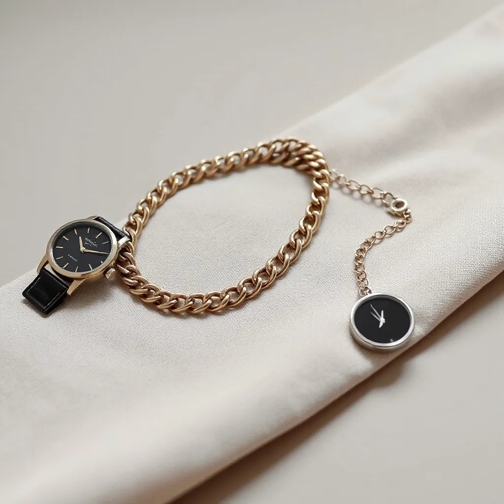 Polished Miami Cuban chain necklace on a neutral fabric with subtle soft lighting and minimal accessories