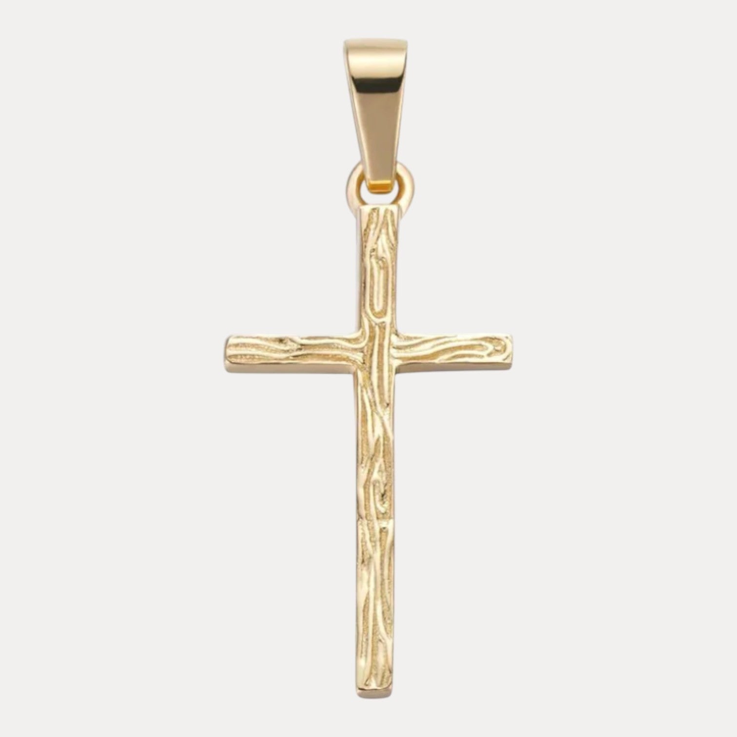 925 Sterling Silver Large Plain Classic Cross Pendant