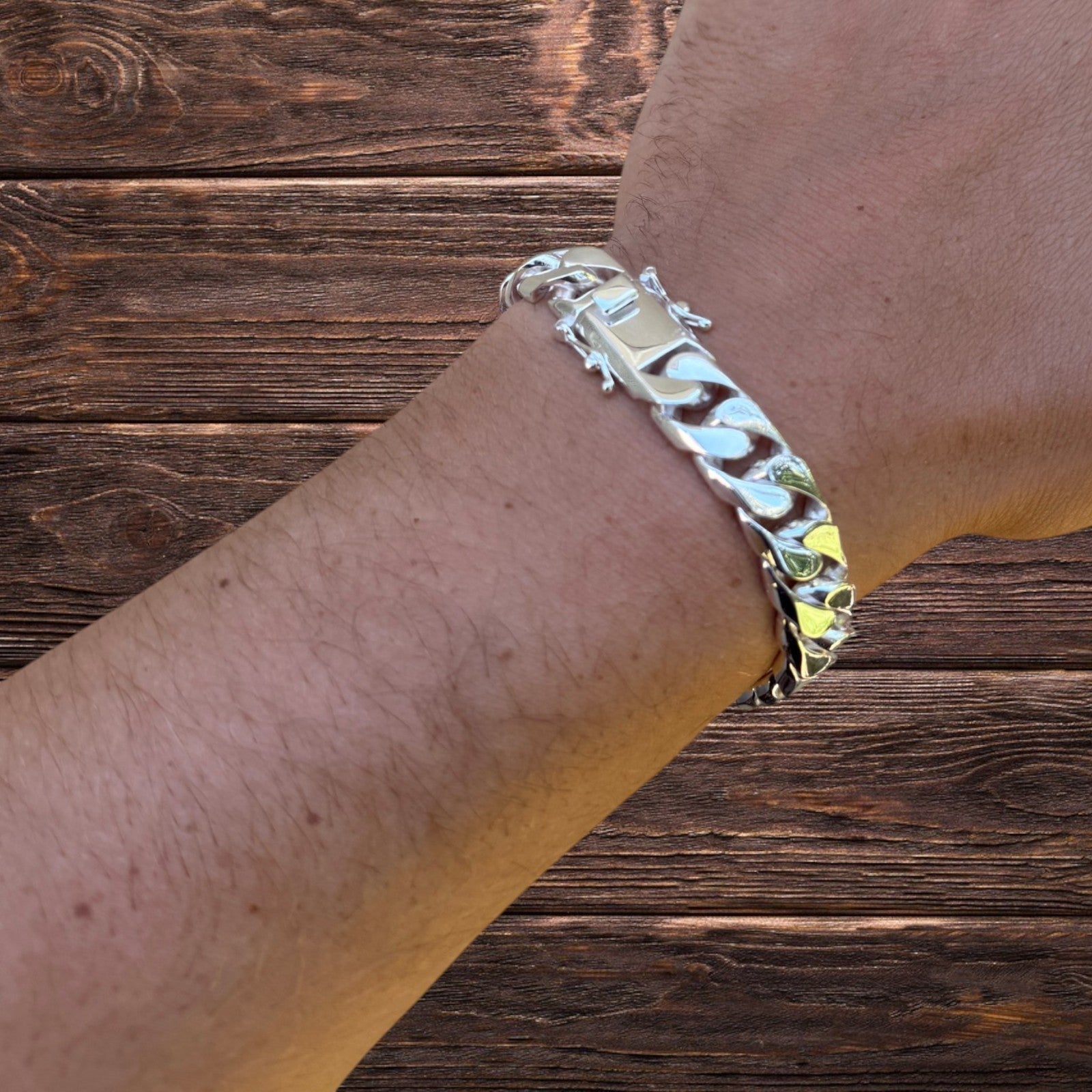 925 Sterling Silver 12mm Modern Miami Cuban Bracelet
