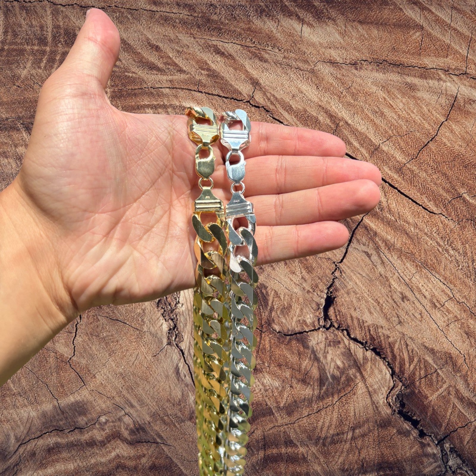 925 Sterling Silver 16mm Curb Chain Necklace