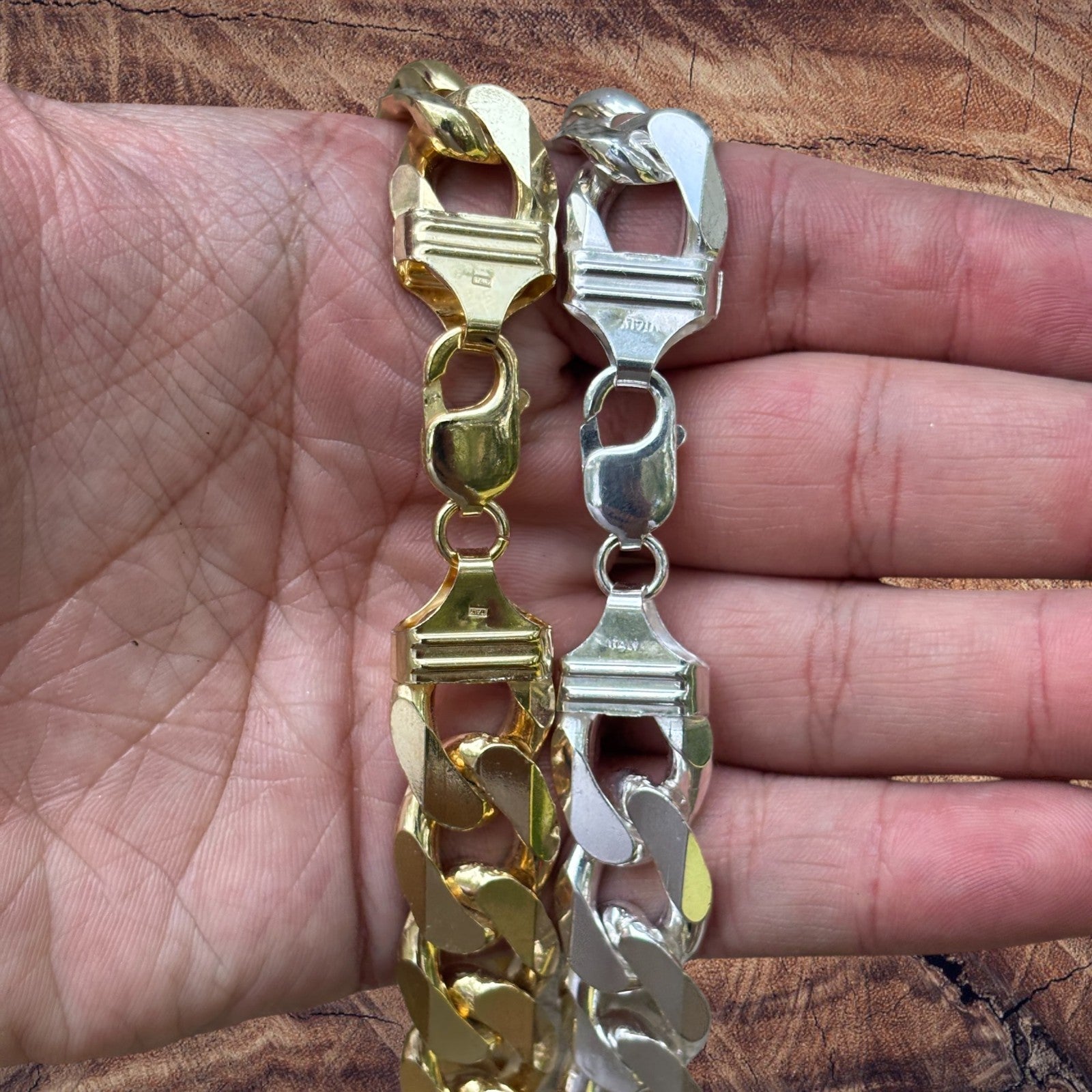 925 Sterling Silver 16mm Curb Chain Necklace