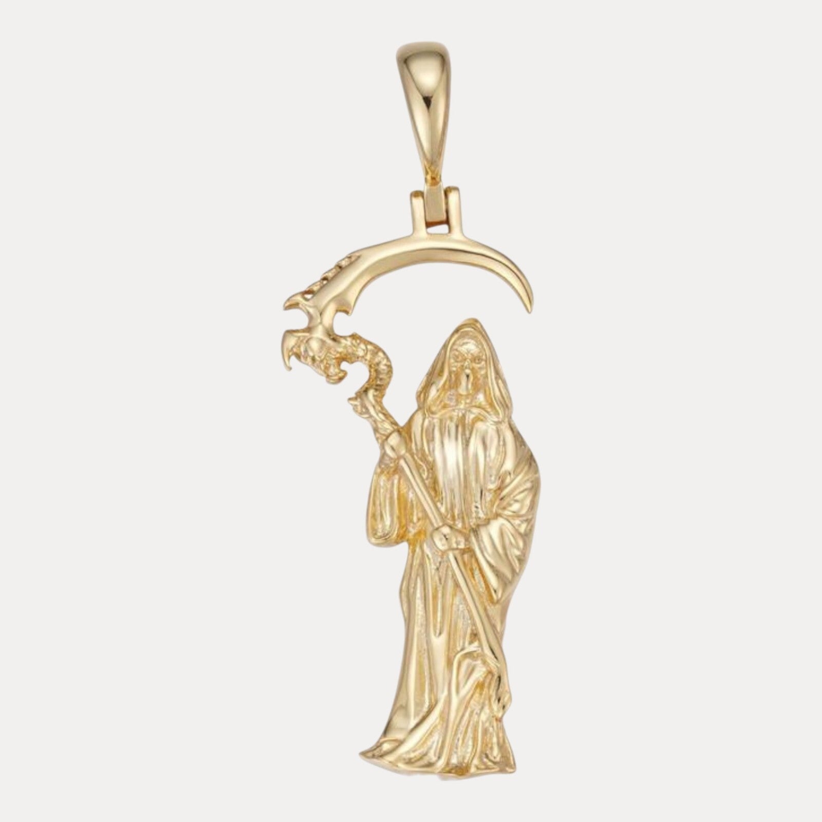 Pendentif Faucheuse en argent sterling 925 Santa Muerte