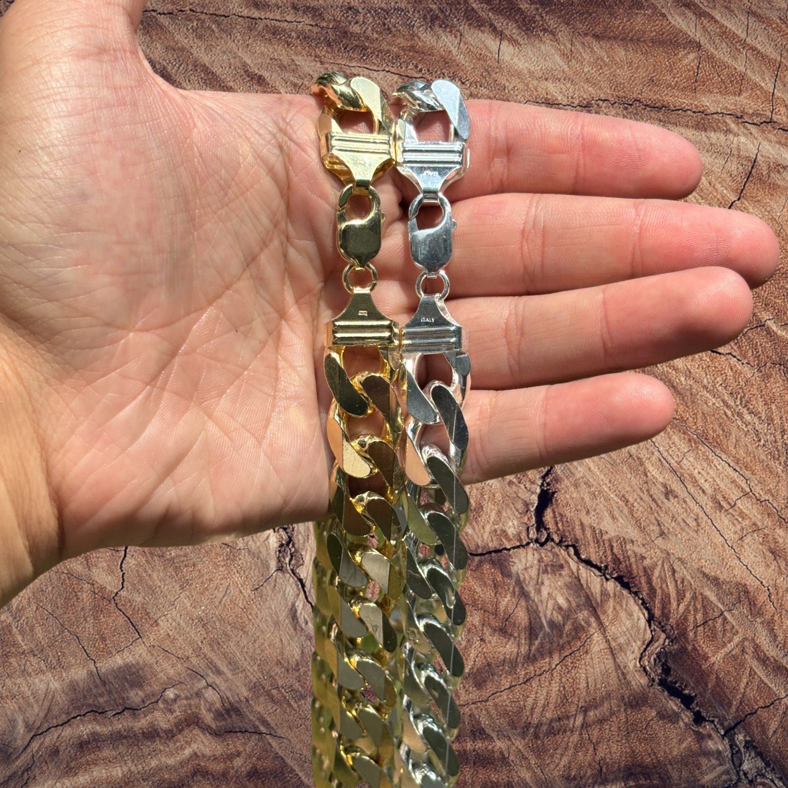 925 Sterling Silver 16mm Curb Chain Necklace