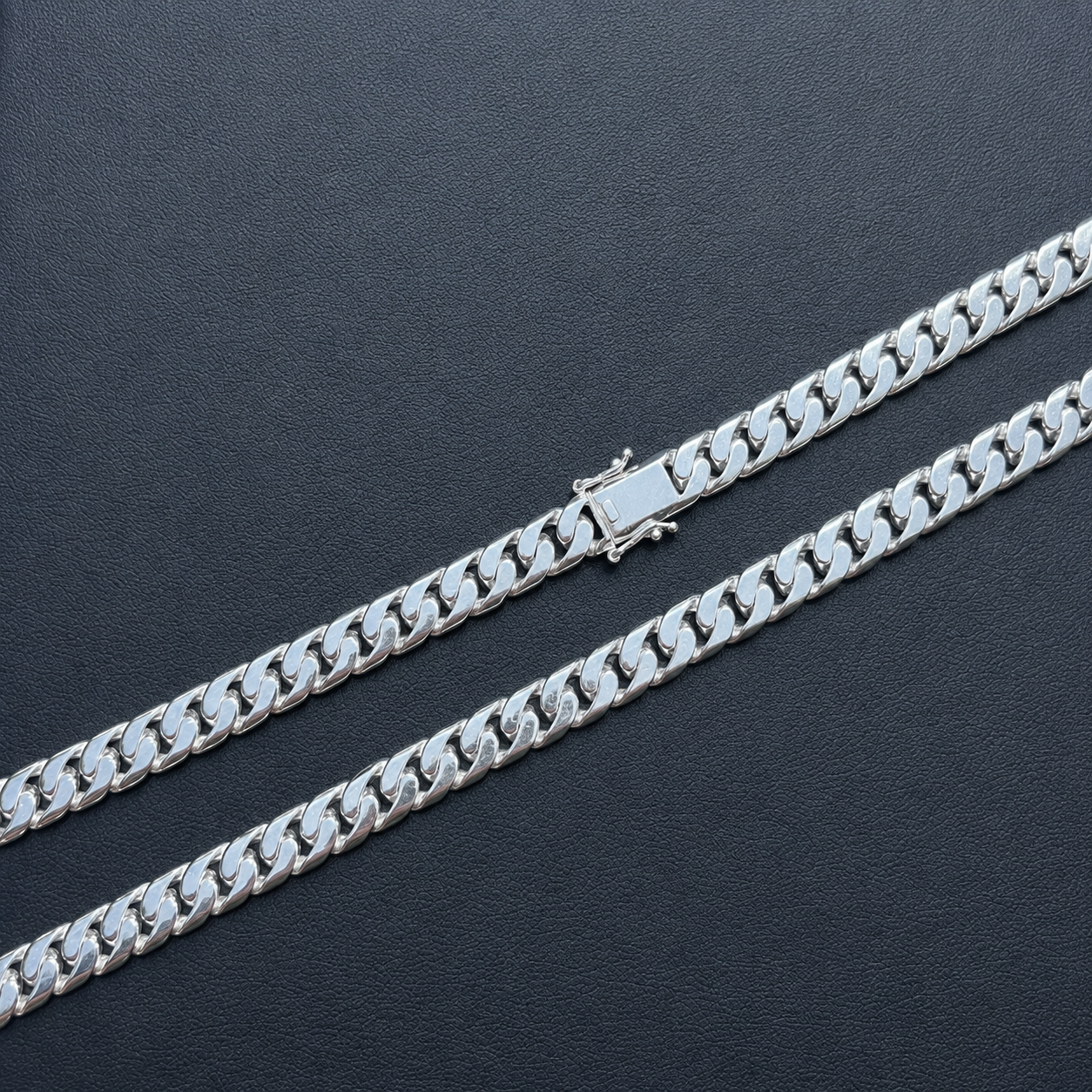 925 Sterling Silver 8mm Modern Miami Cuban Chain Necklace
