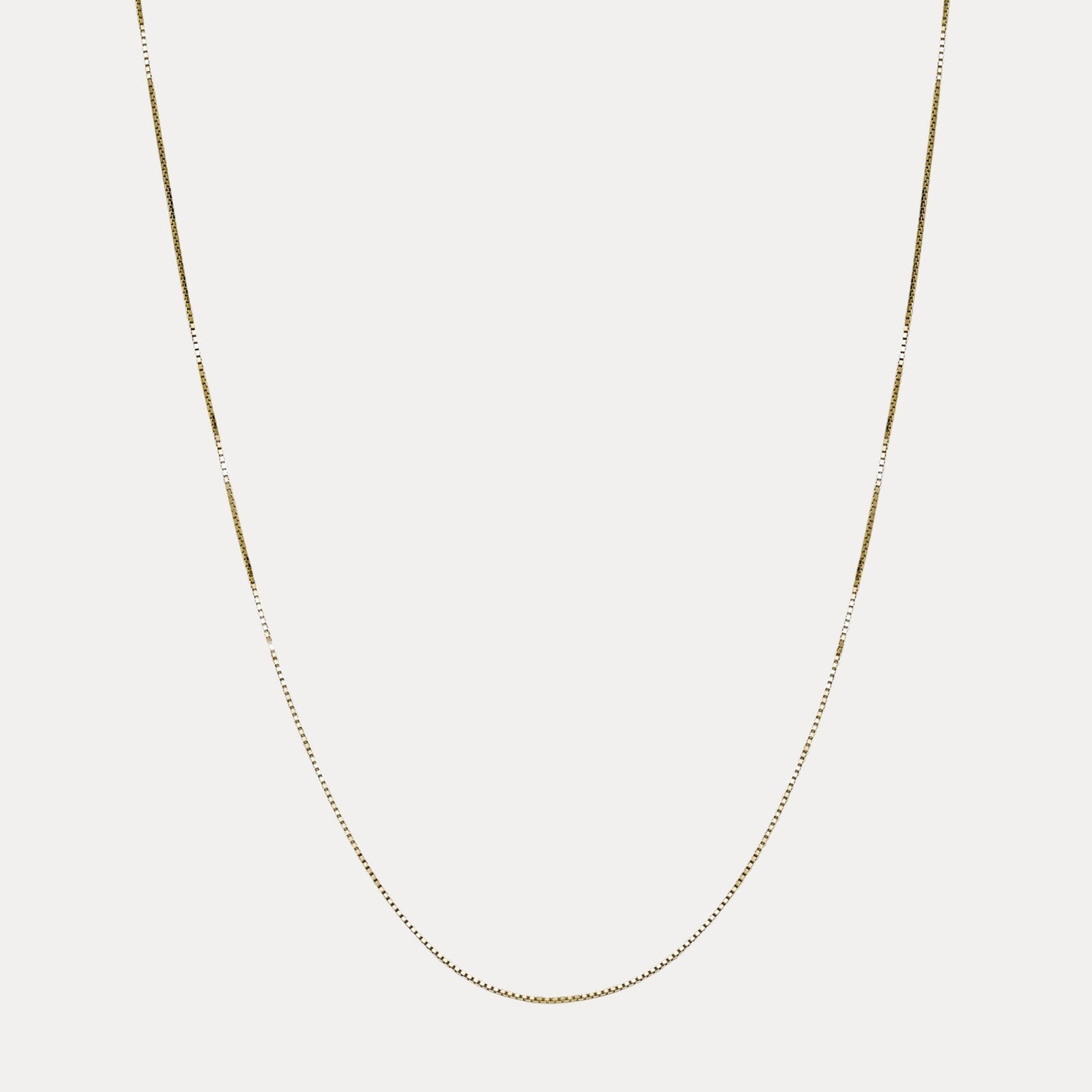 925 Sterling Silver 1.5mm Box Chain Necklace