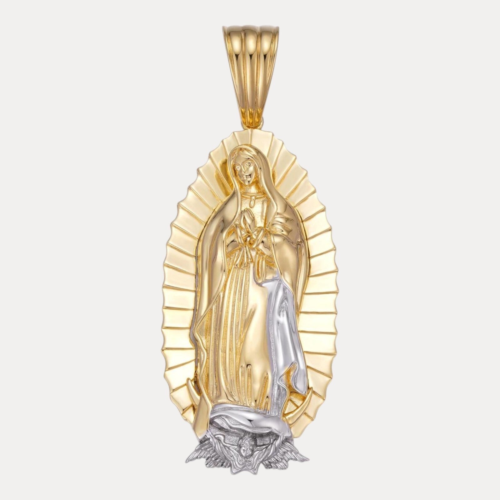 925 Sterling Silver Virgin Mary Pendant