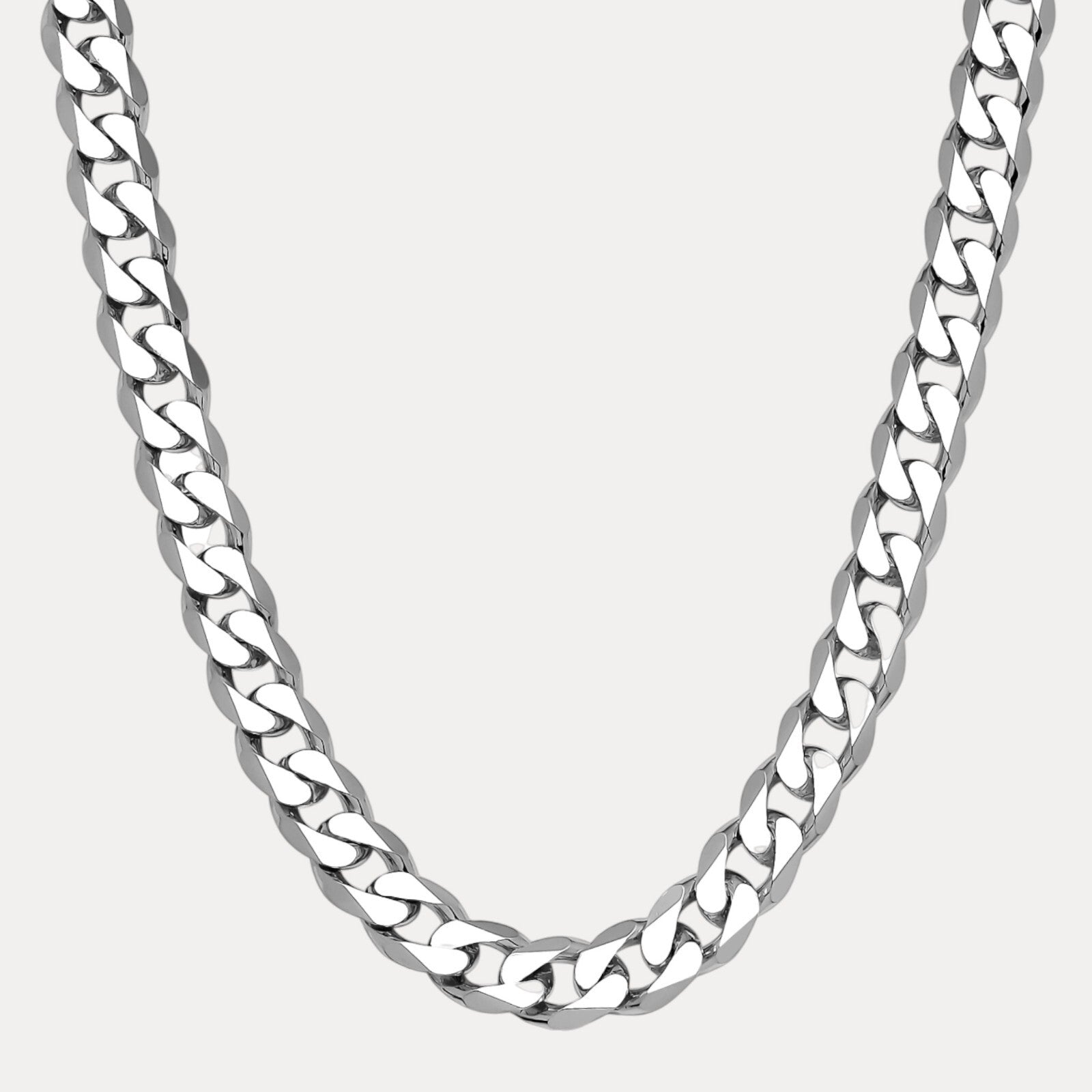 925 Sterling Silver 16mm Curb Chain Necklace