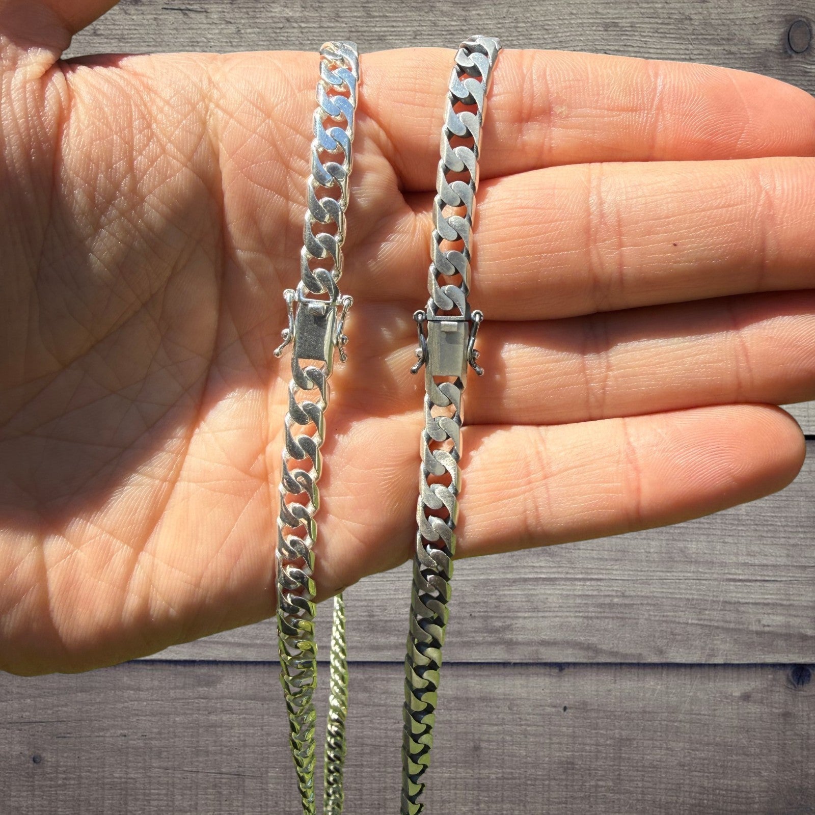 925 Sterling Silver 6mm Modern Miami Cuban Chain Necklace