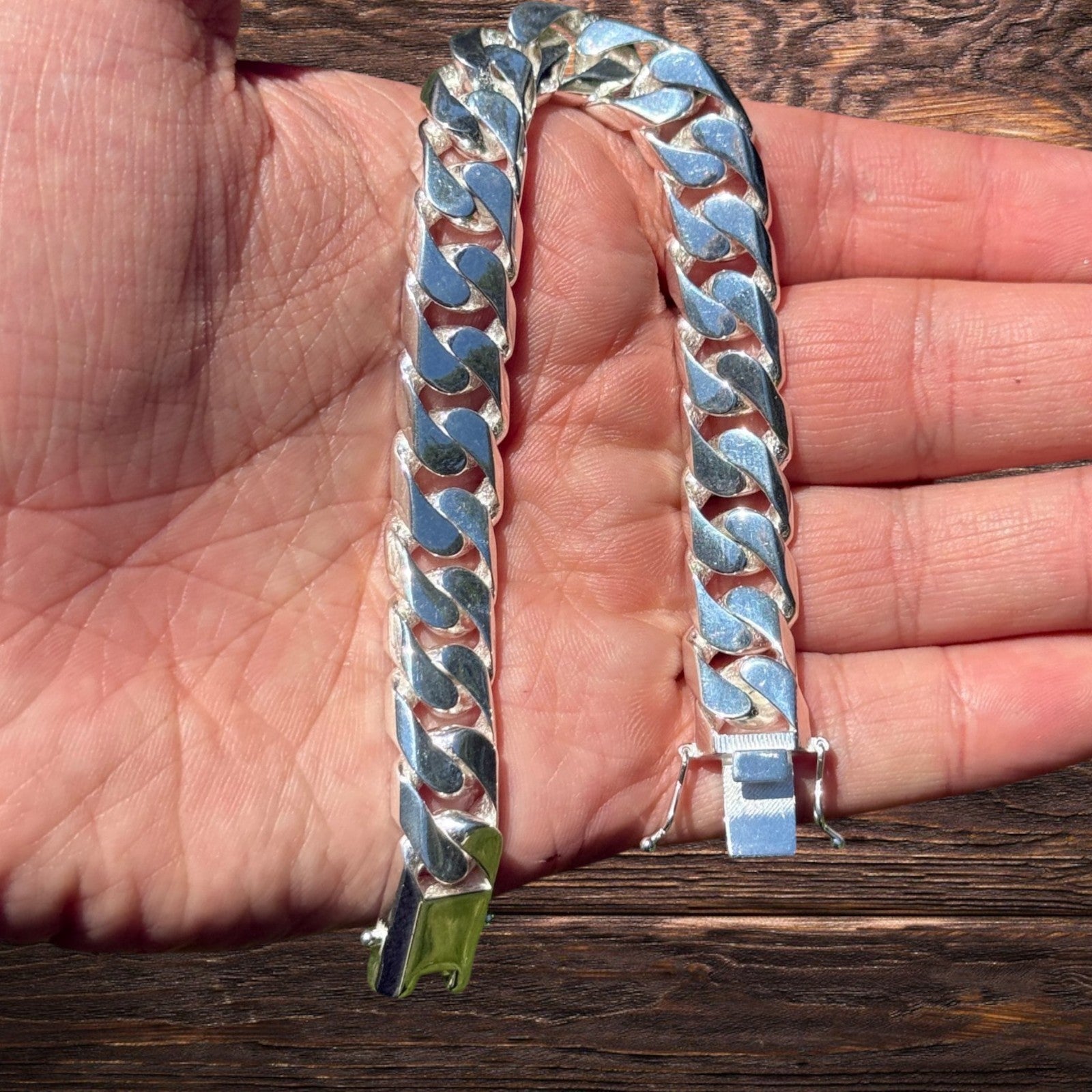 925 Sterling Silver 12mm Modern Miami Cuban Bracelet