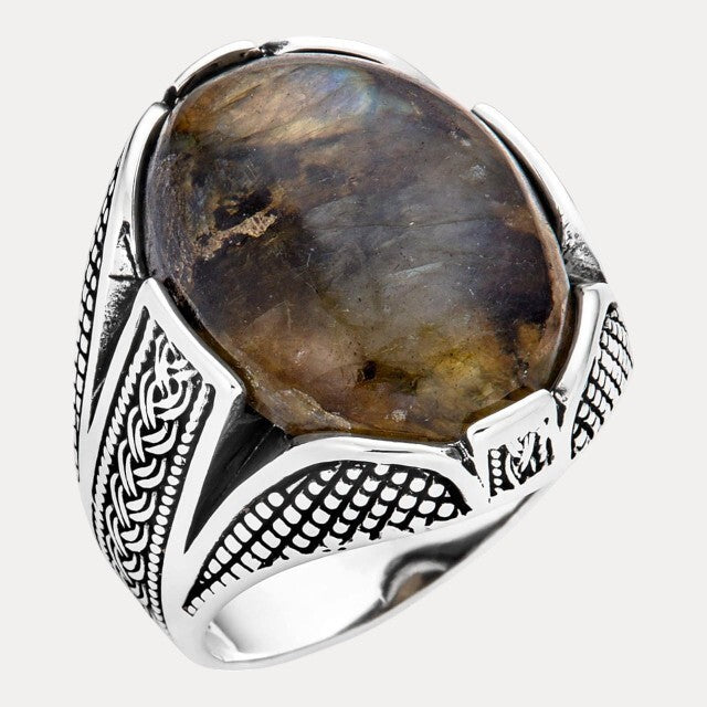 BySilverStone Jewelry Anillo de sello de cuarzo blanco en plata de ley, anillo de piedra de corte cuadrado grande para papá, anillo de cóctel de cuarzo transparente grande para hombres, Plata BySilverStone Jewelry Anillo de sello de cuarzo blanco en plata de ley, anillo de piedra de corte cuadrado grande para papá, anillo de cóctel de cuarzo transparente grande para hombres, Plata