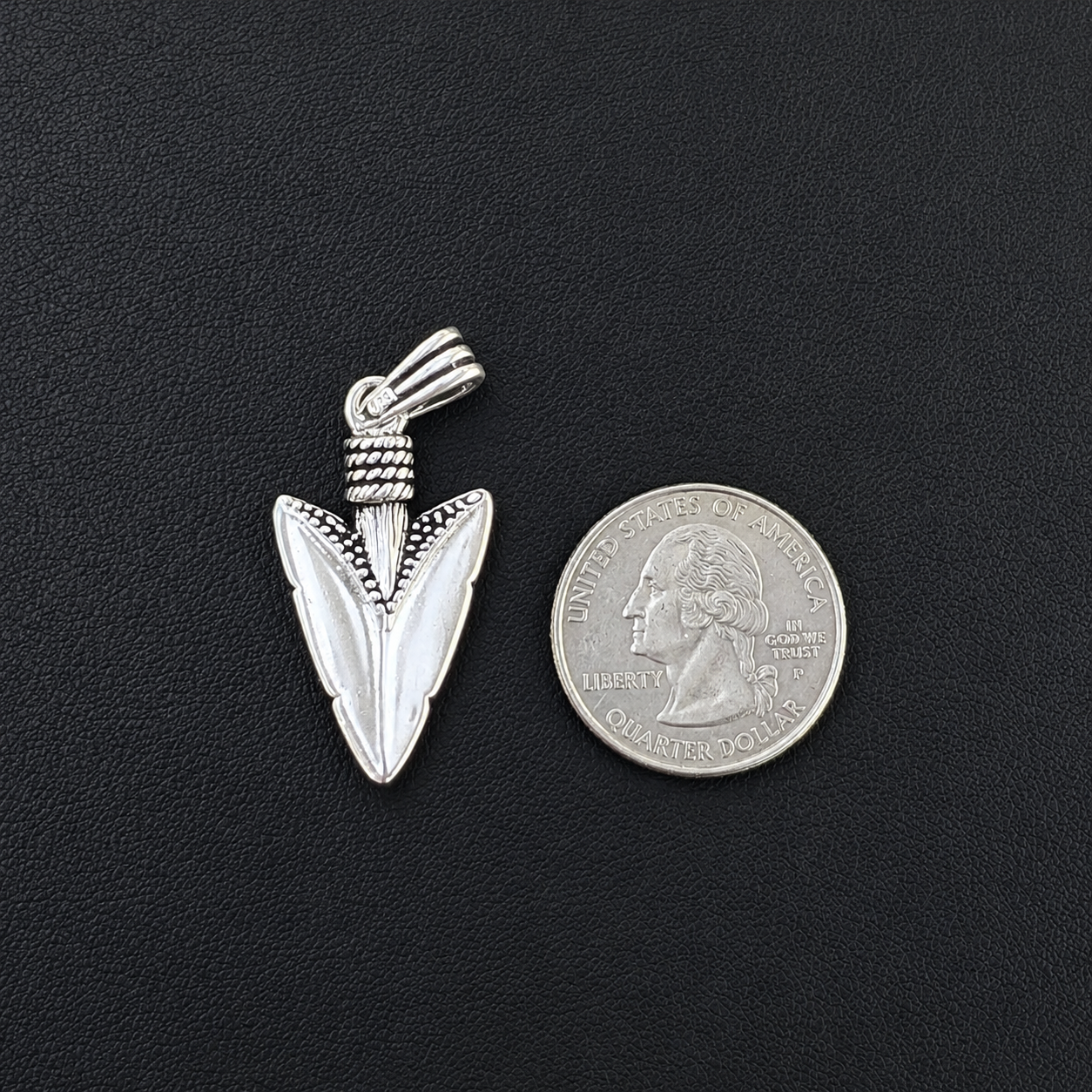 925 Sterling Silver Shark Tooth Pendant