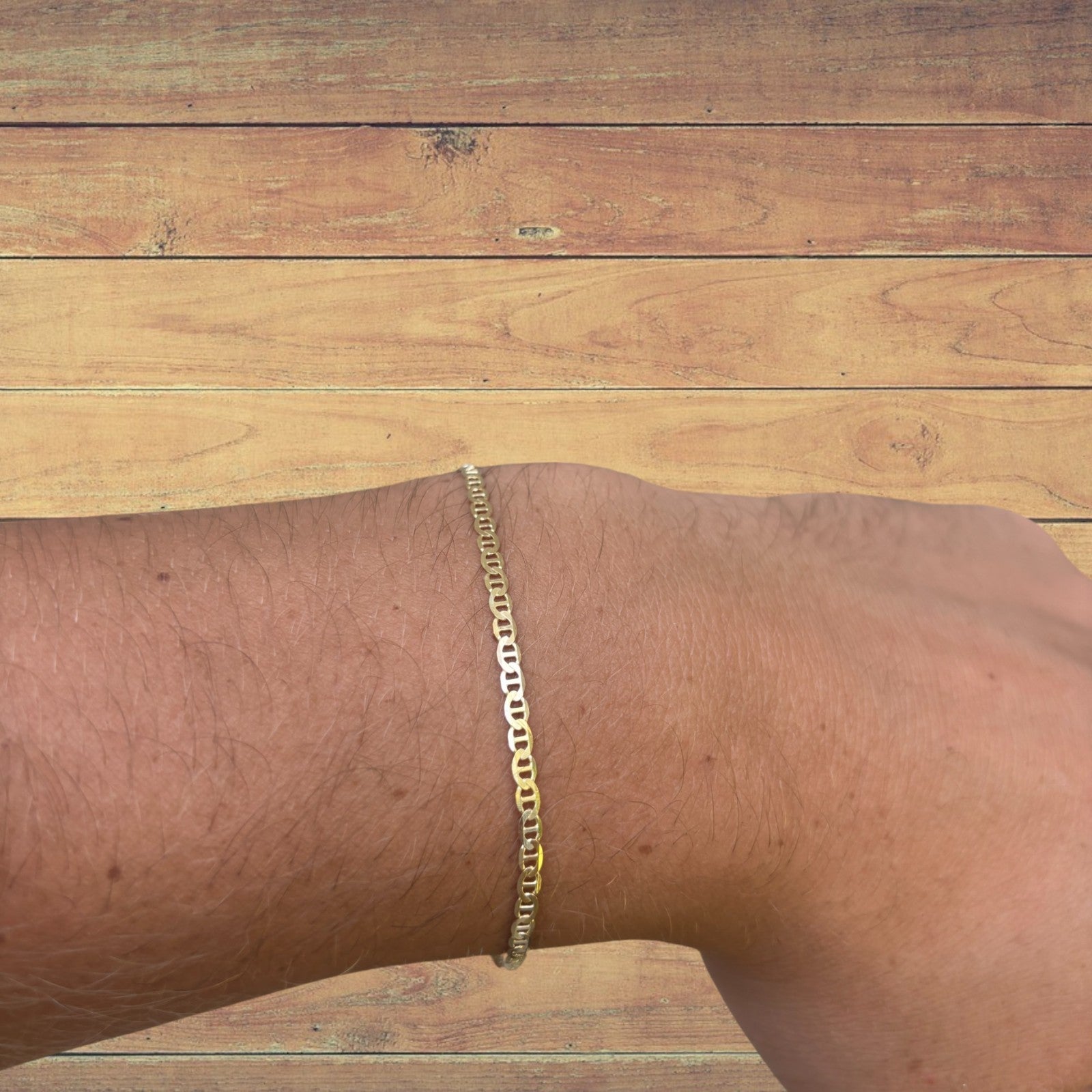 925 Sterling Silver 2.5mm Mariner Bracelet