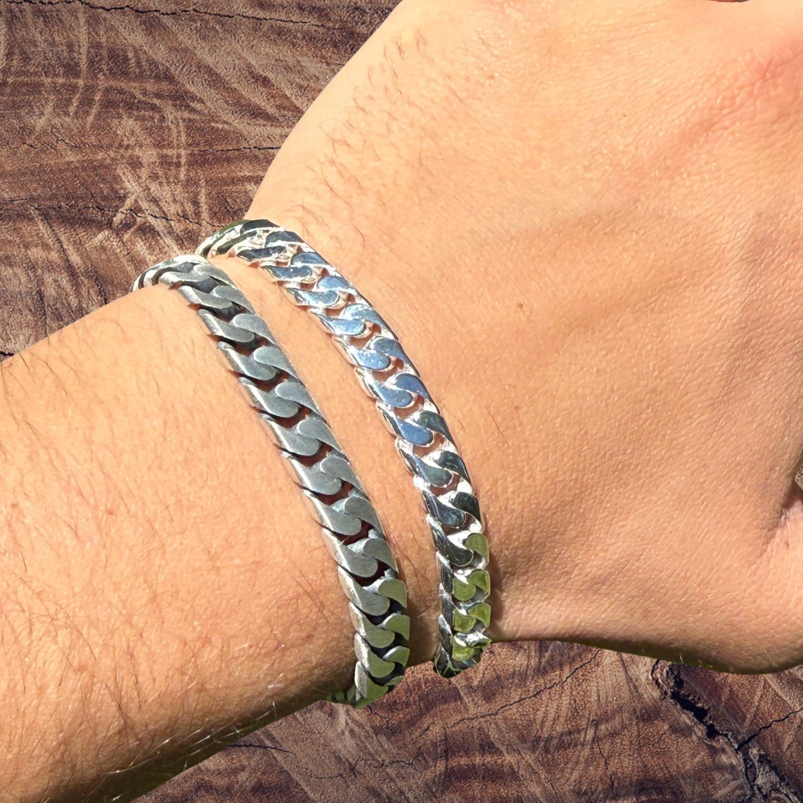 925 Sterling Silver 8mm Modern Miami Cuban Bracelet