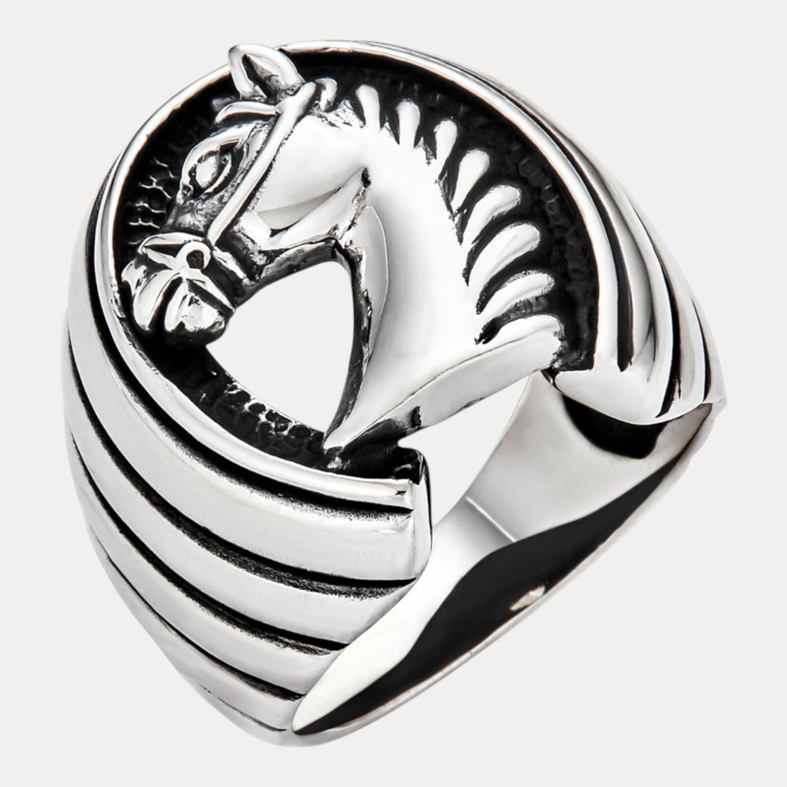 925 Sterling Silver Horseshoe Ring