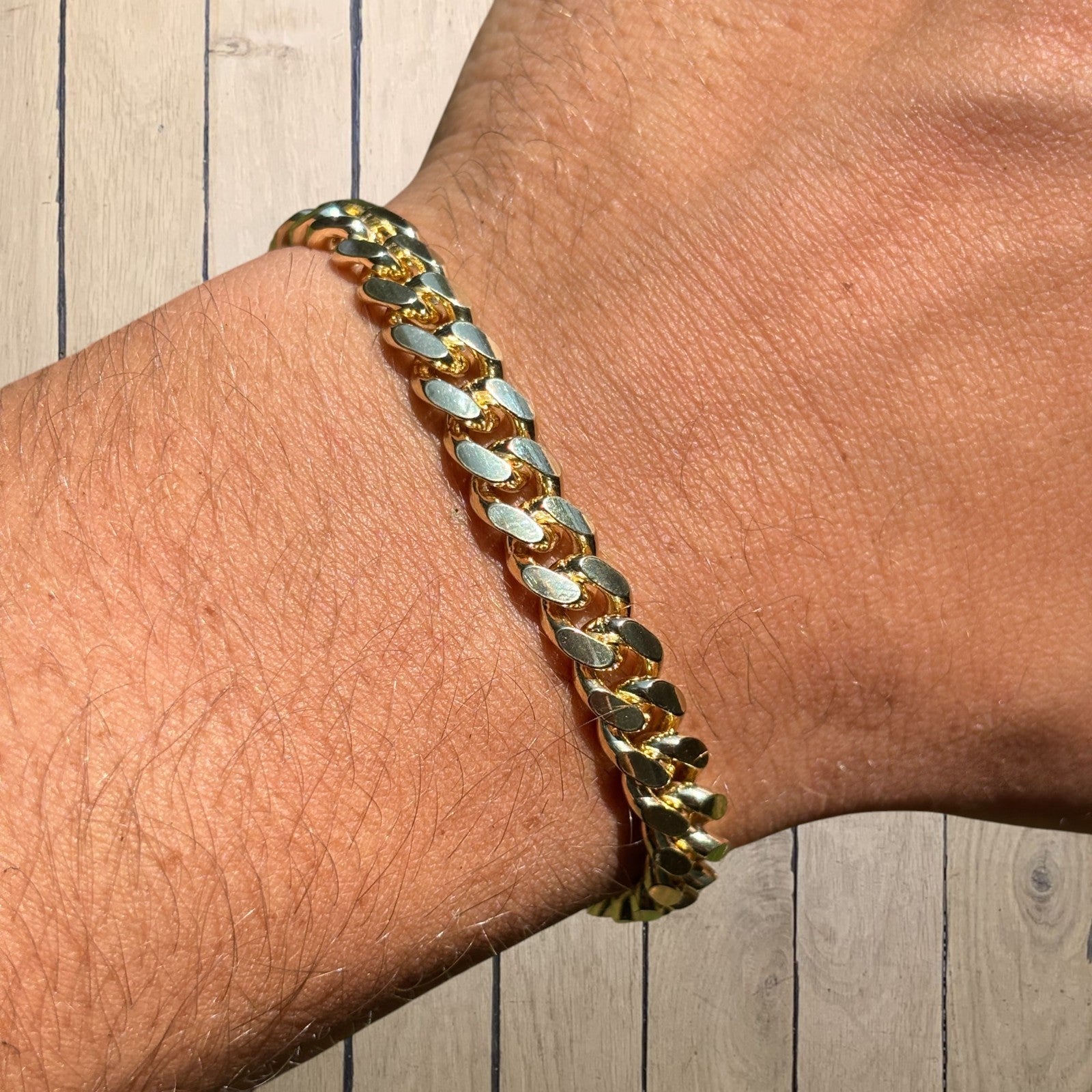925 Sterling Silver 8mm Miami Cuban Bracelet