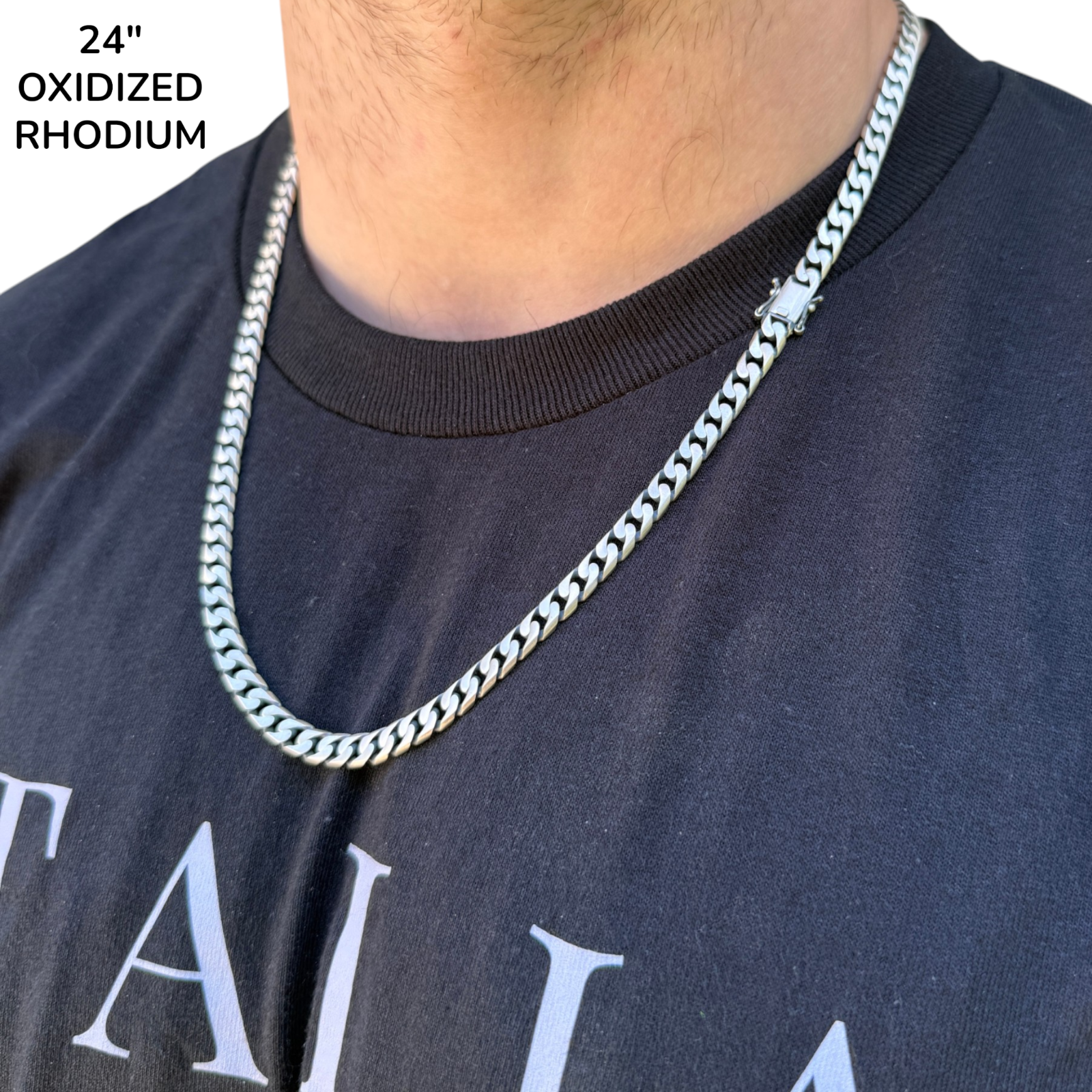 925 Sterling Silver 6mm Modern Miami Cuban Chain Necklace