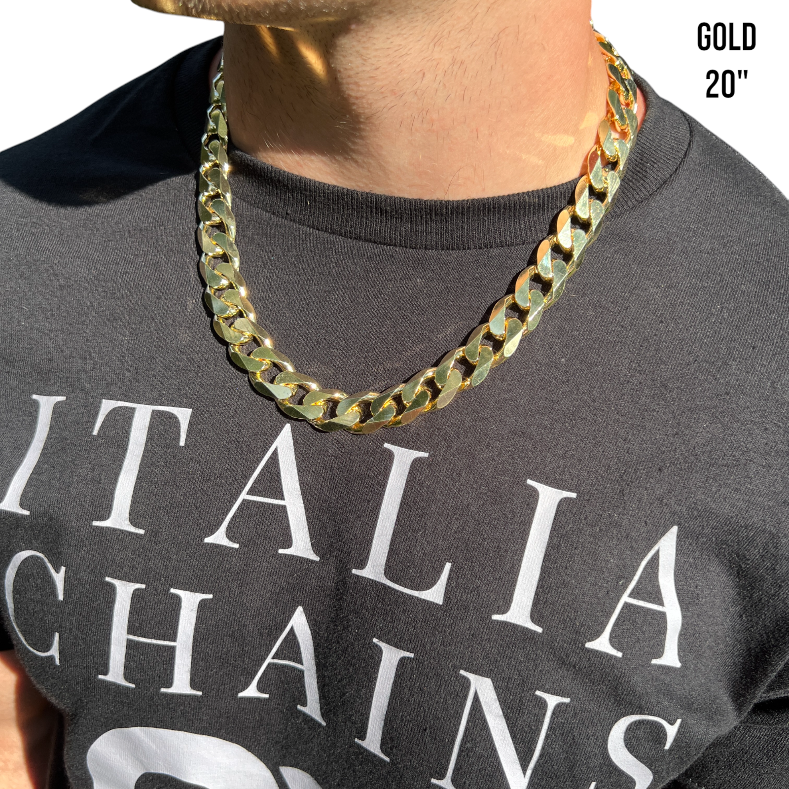 925 Sterling Silver 16mm Curb Chain Necklace
