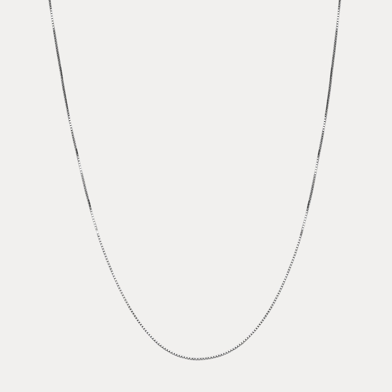 925 Sterling Silver 1.5mm Box Chain Necklace
