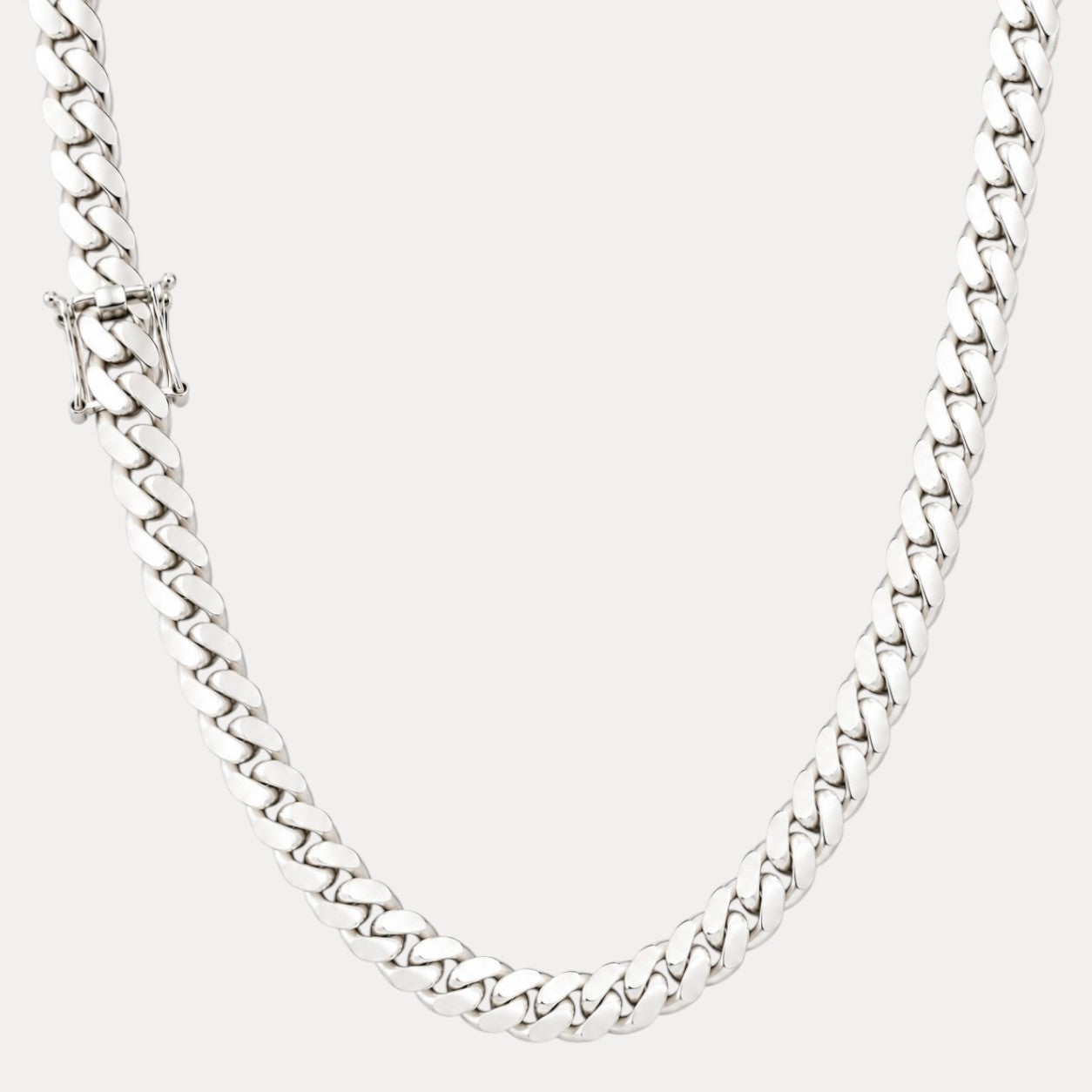 999 Fine Silver 12mm Miami Cuban Chain Necklace
