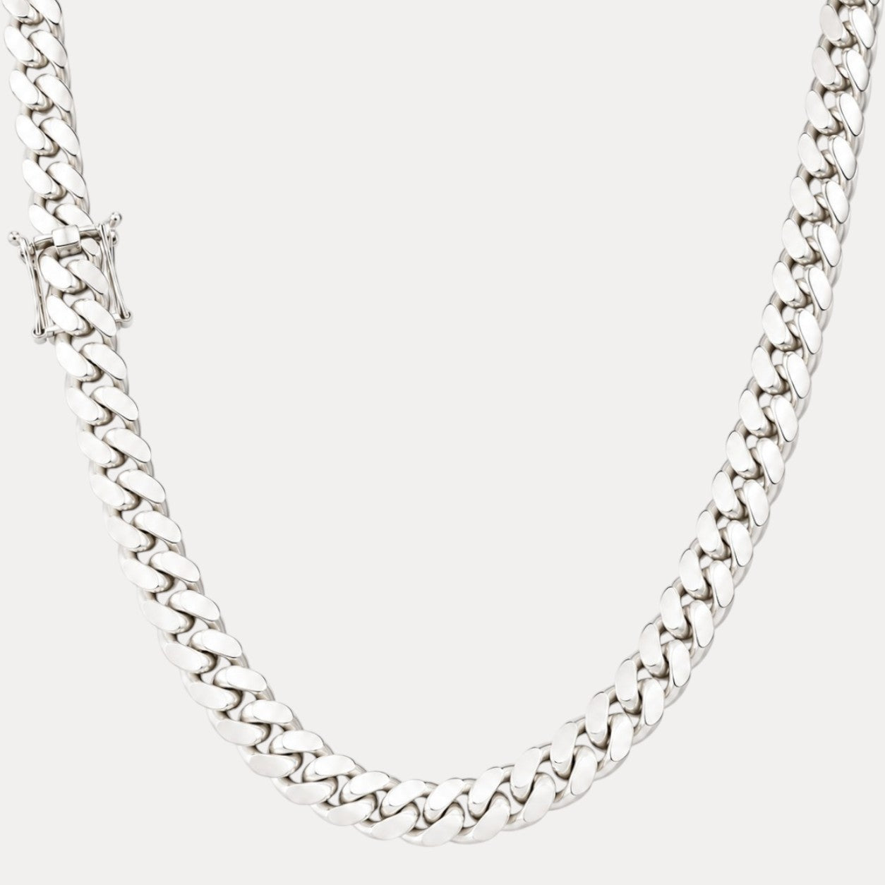 999 Fine Silver 14mm Miami Cuban Chain Necklace