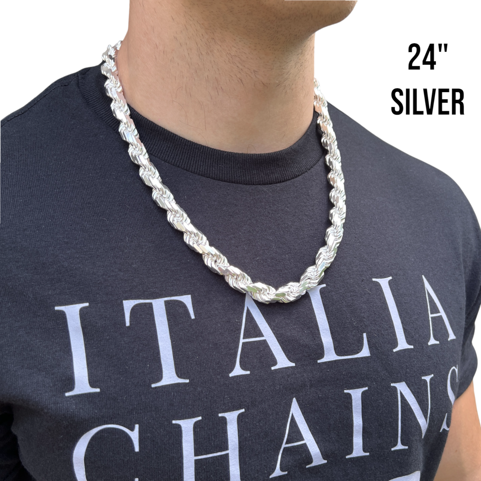 Ultimate 925 Sterling Silver Rope Chain Size Guide (1mm–16mm): From Da ...