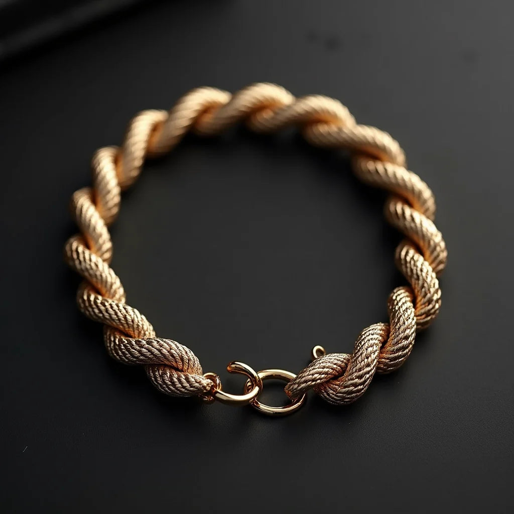Luxury Rope Link Bracelet - Rope Link Bracelet Luxury A Guide to Timeless Shine