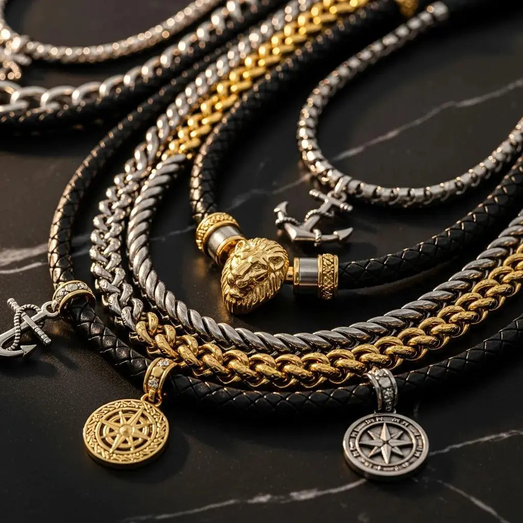 Mastering Men's Necklace Layering
