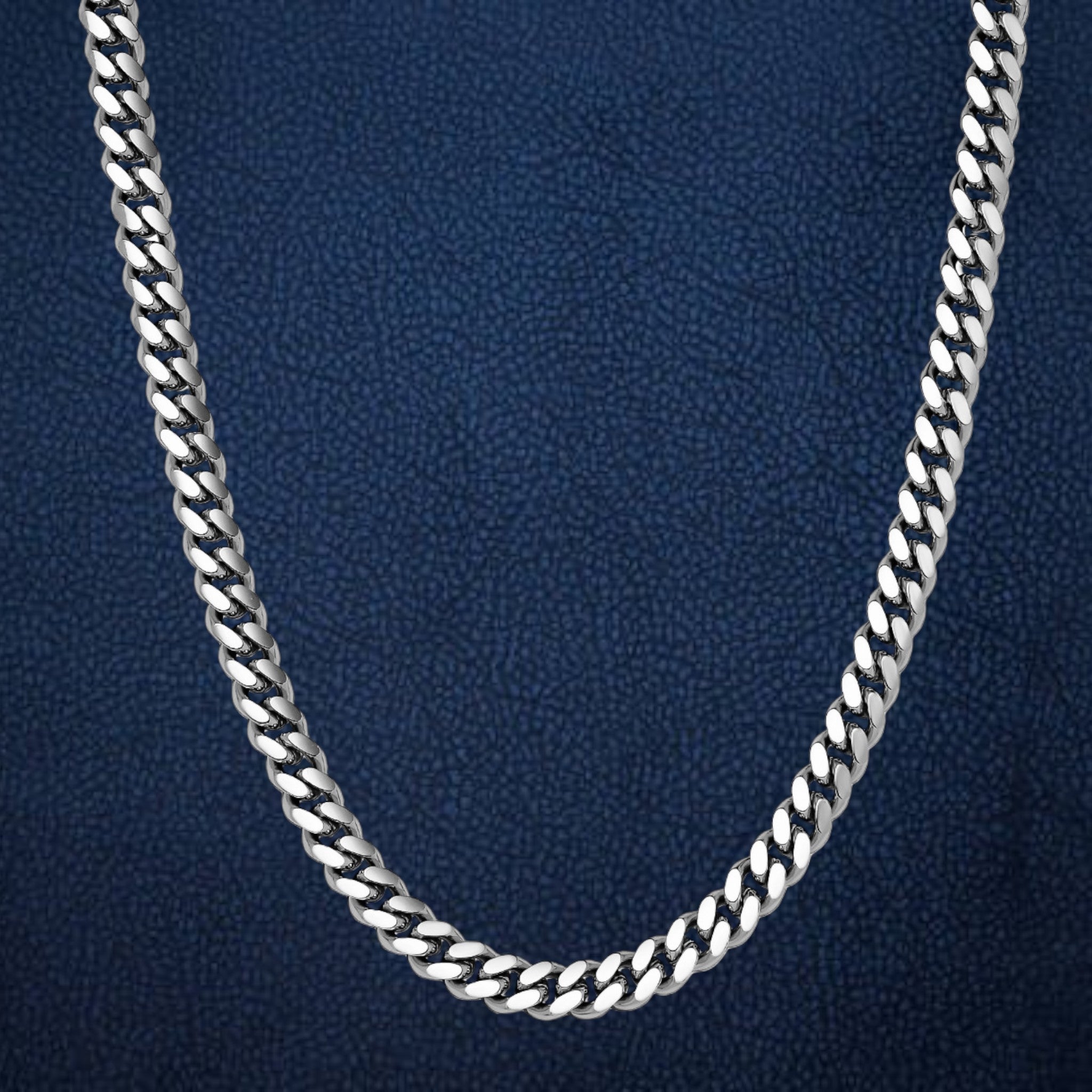 Mens 925 Silver Miami Cuban Link Chain - Italia Chains – ITALIA Chains
