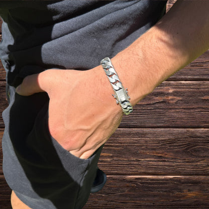 925 Sterling Silver 12mm Modern Miami Cuban Bracelet