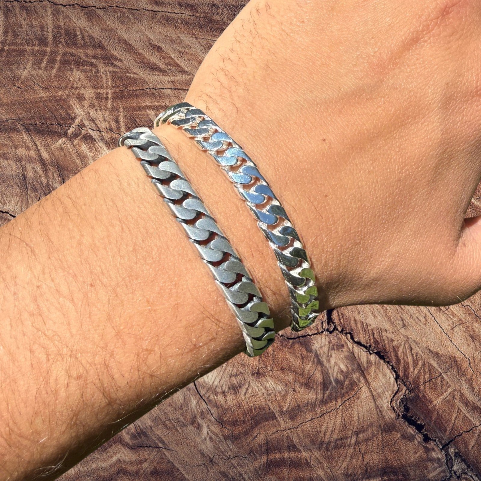 925 Sterling Silver 8mm Modern Miami Cuban Bracelet