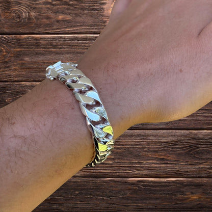 925 Sterling Silver 12mm Modern Miami Cuban Bracelet