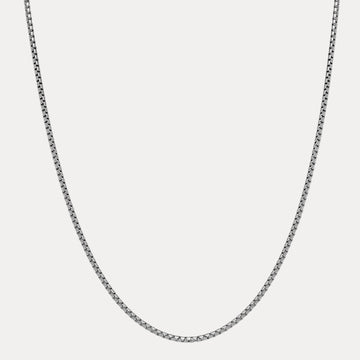 925 Sterling Silver Box Chain – ITALIA Chains