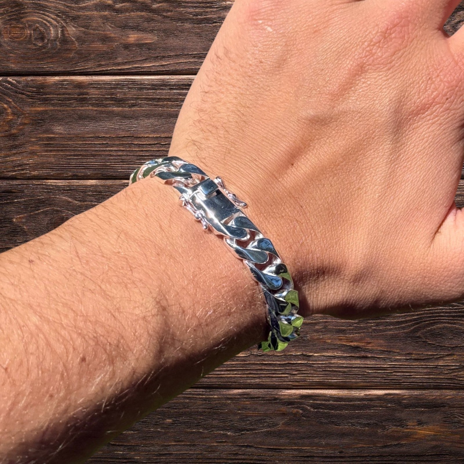 925 Sterling Silver 12mm Modern Miami Cuban Bracelet