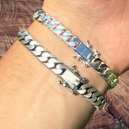 925 Sterling Silver 8mm Modern Miami Cuban Bracelet