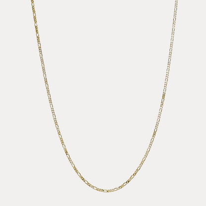 925 Sterling Silver 3mm Figaro Chain Necklace