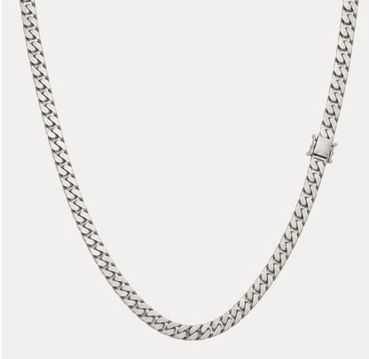 925 Sterling Silver 6mm Modern Miami Cuban Chain Necklace