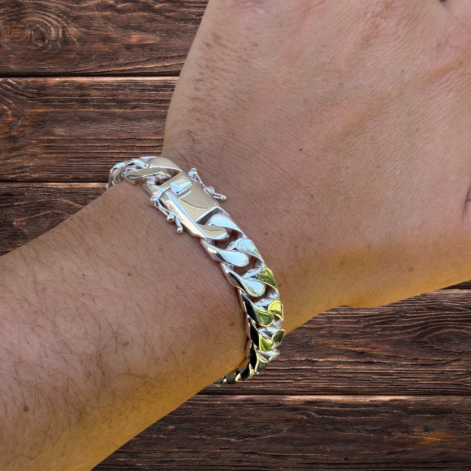 925 Sterling Silver 12mm Modern Miami Cuban Bracelet