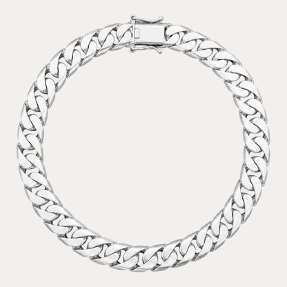 925 Sterling Silver 8mm Modern Miami Cuban Bracelet