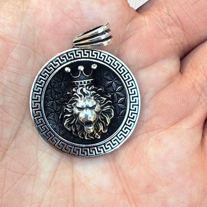 925 Sterling Silver Lion Of Judah Pendant