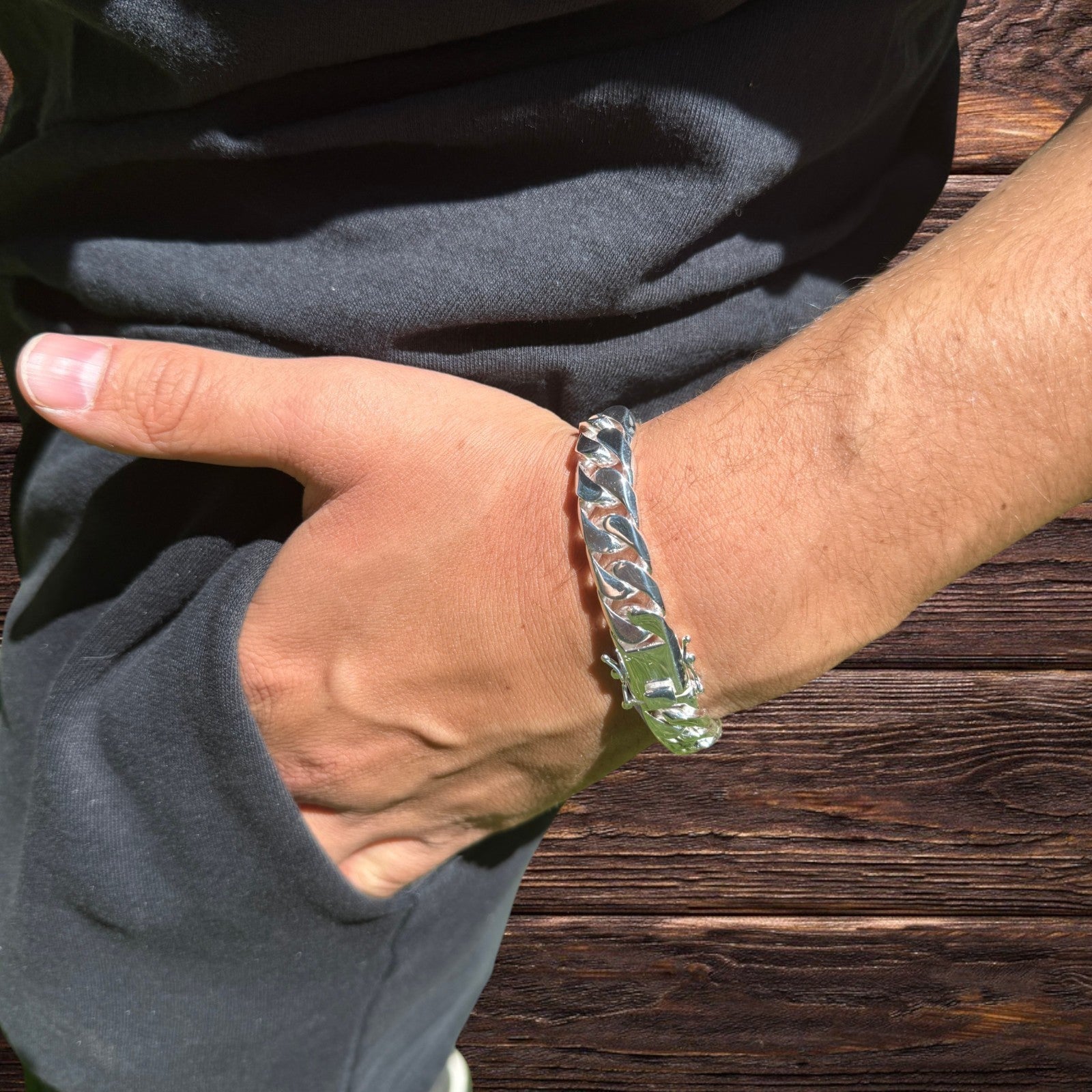 925 Sterling Silver 12mm Modern Miami Cuban Bracelet