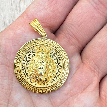 925 Sterling Silver Lion Of Judah Pendant