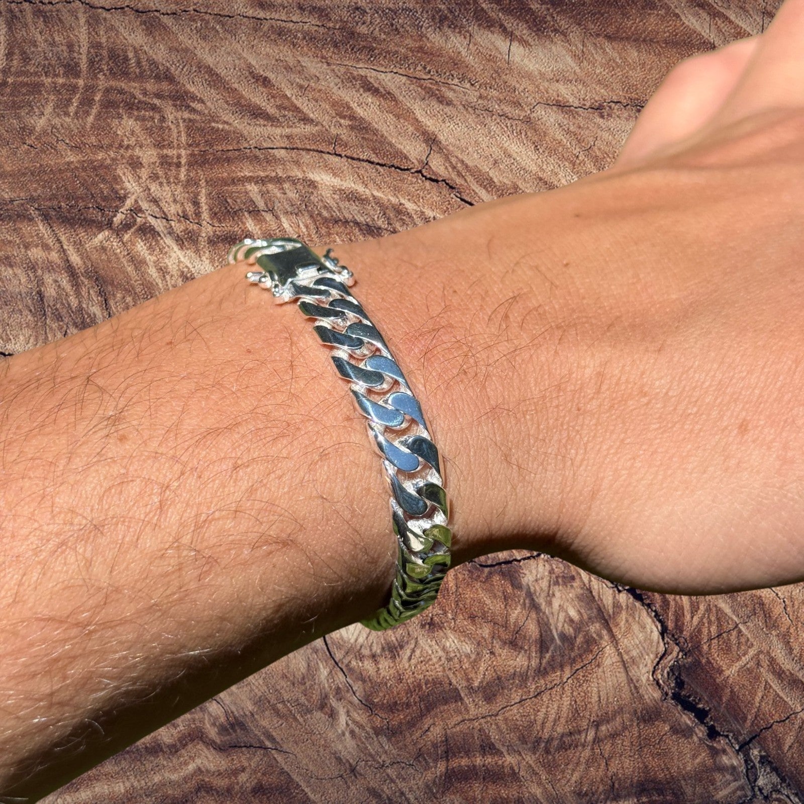 925 Sterling Silver 8mm Modern Miami Cuban Bracelet