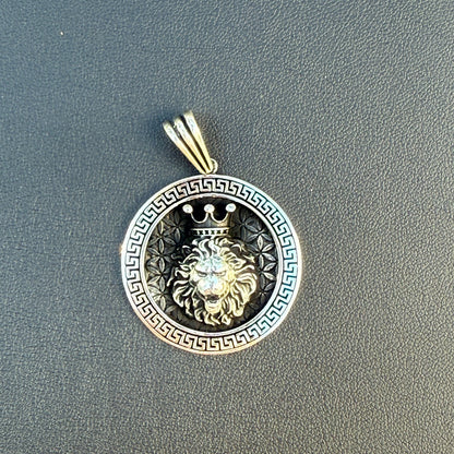 925 Sterling Silver Lion Of Judah Pendant