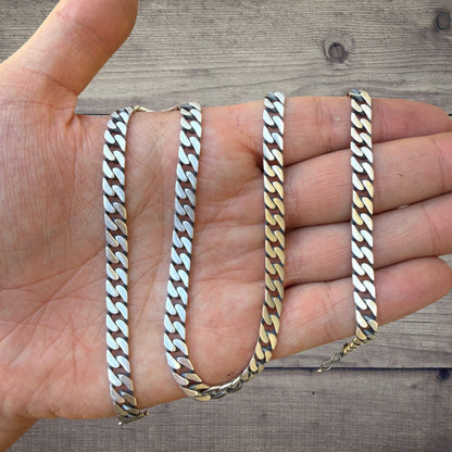 925 Sterling Silver 6mm Modern Miami Cuban Chain Necklace