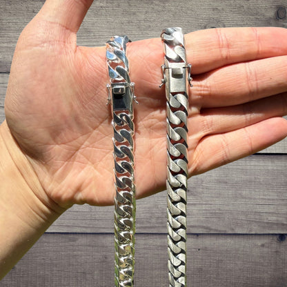 925 Sterling Silver 12mm Modern Miami Cuban Chain Necklace