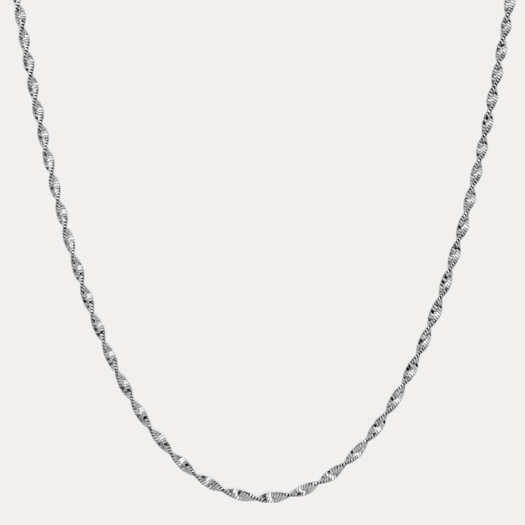 925 Mens Sterling Silver Rope Chain - Silver Rope Chain Necklace For ...