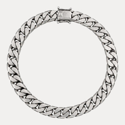 925 Sterling Silver 8mm Modern Miami Cuban Bracelet